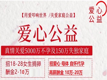 崇左捐卵助孕生子 爱心志愿者招募